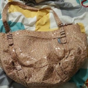 Rosetti suede chettah purse